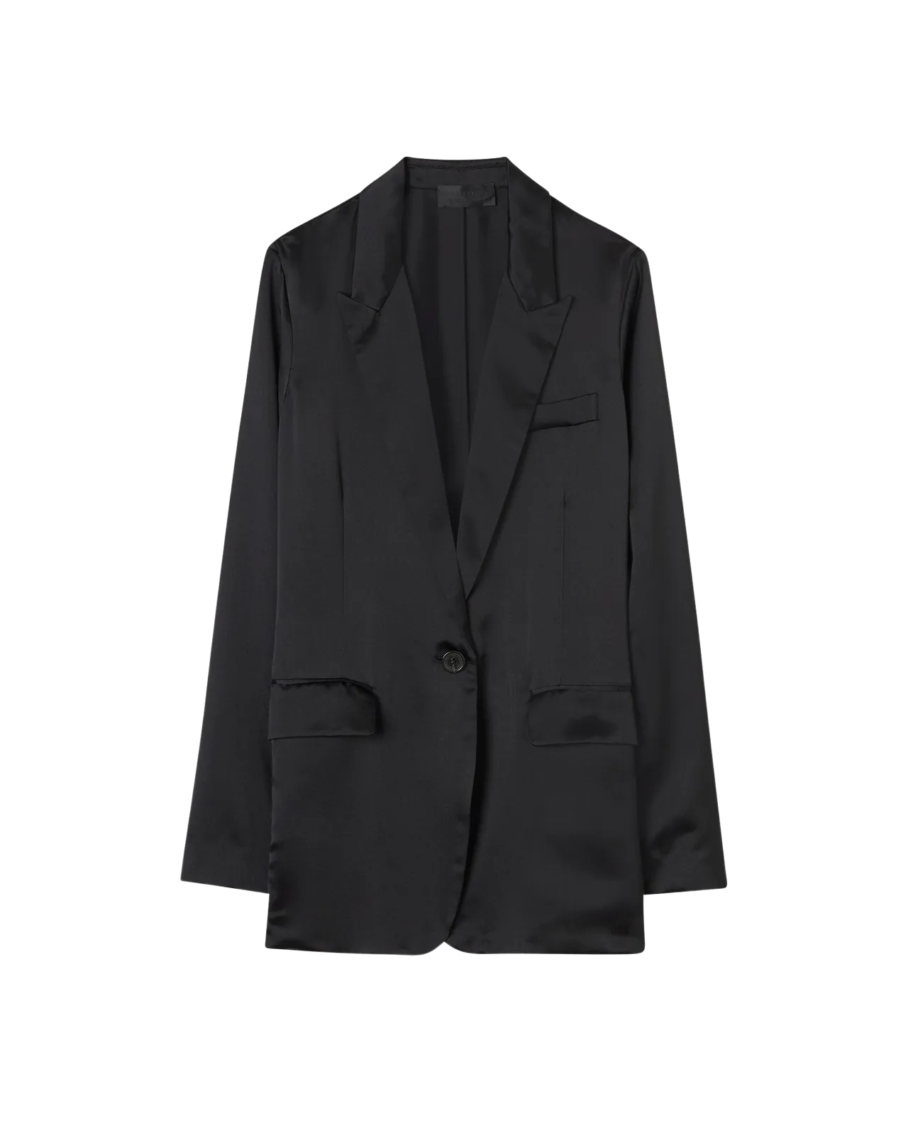 Silk Eveline Jacket in Black