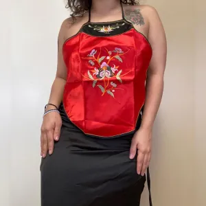 Silk Halter Top