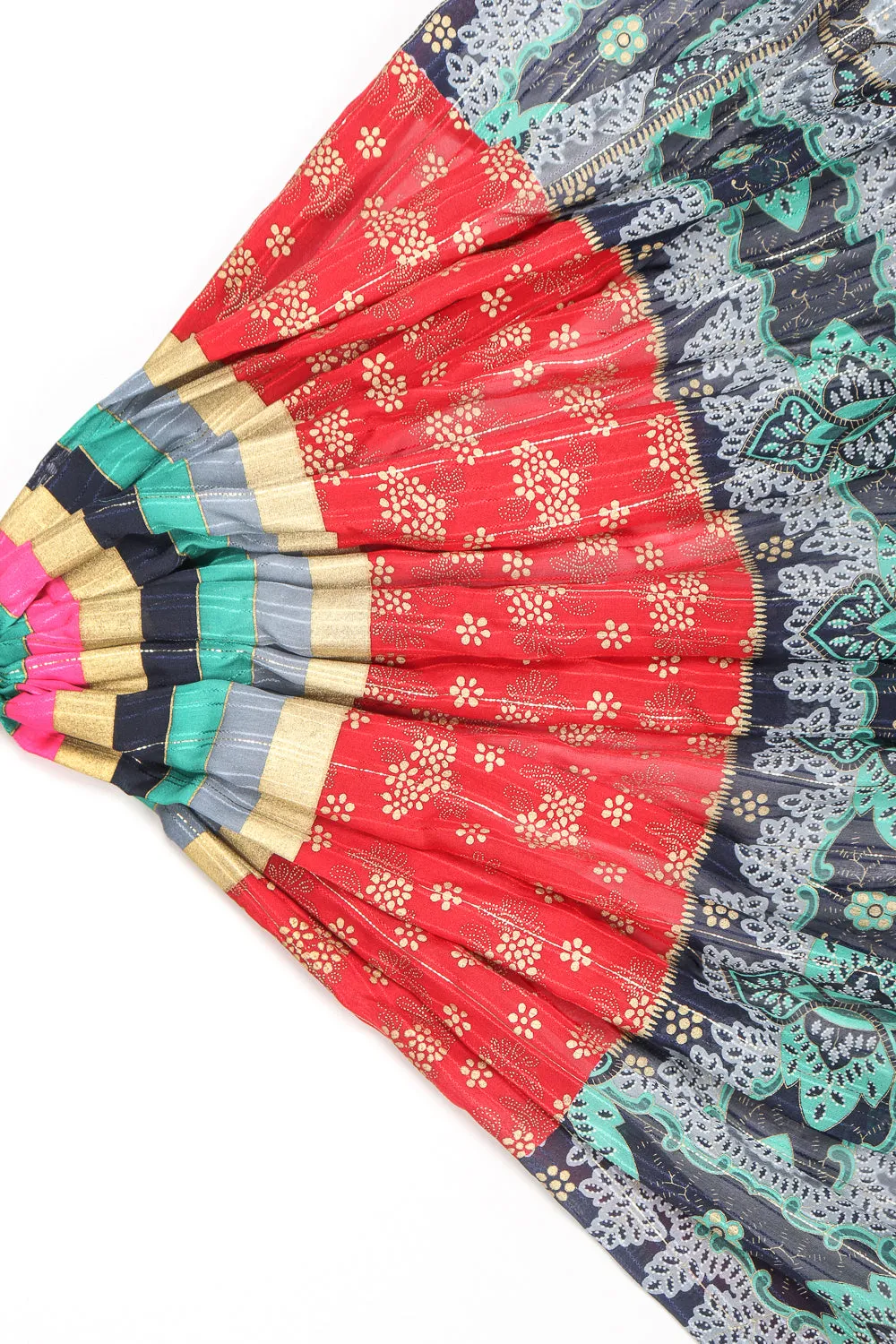 Silk Paisley Tassel Scarf Wrap