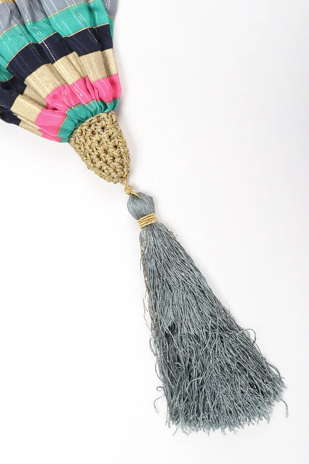 Silk Paisley Tassel Scarf Wrap