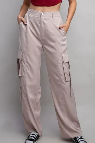Silk Pocket Cargo Pant