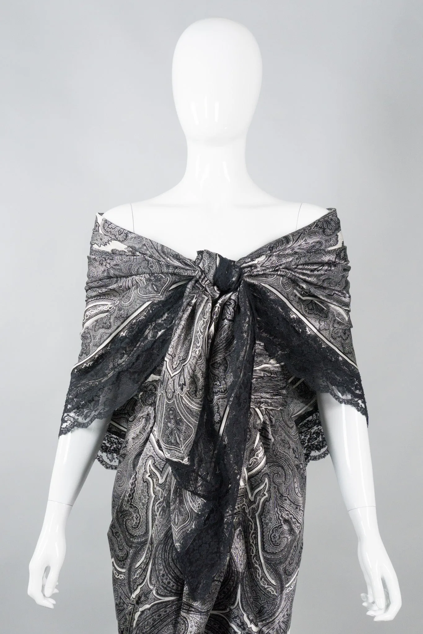 Silk Print Dress & Wrap