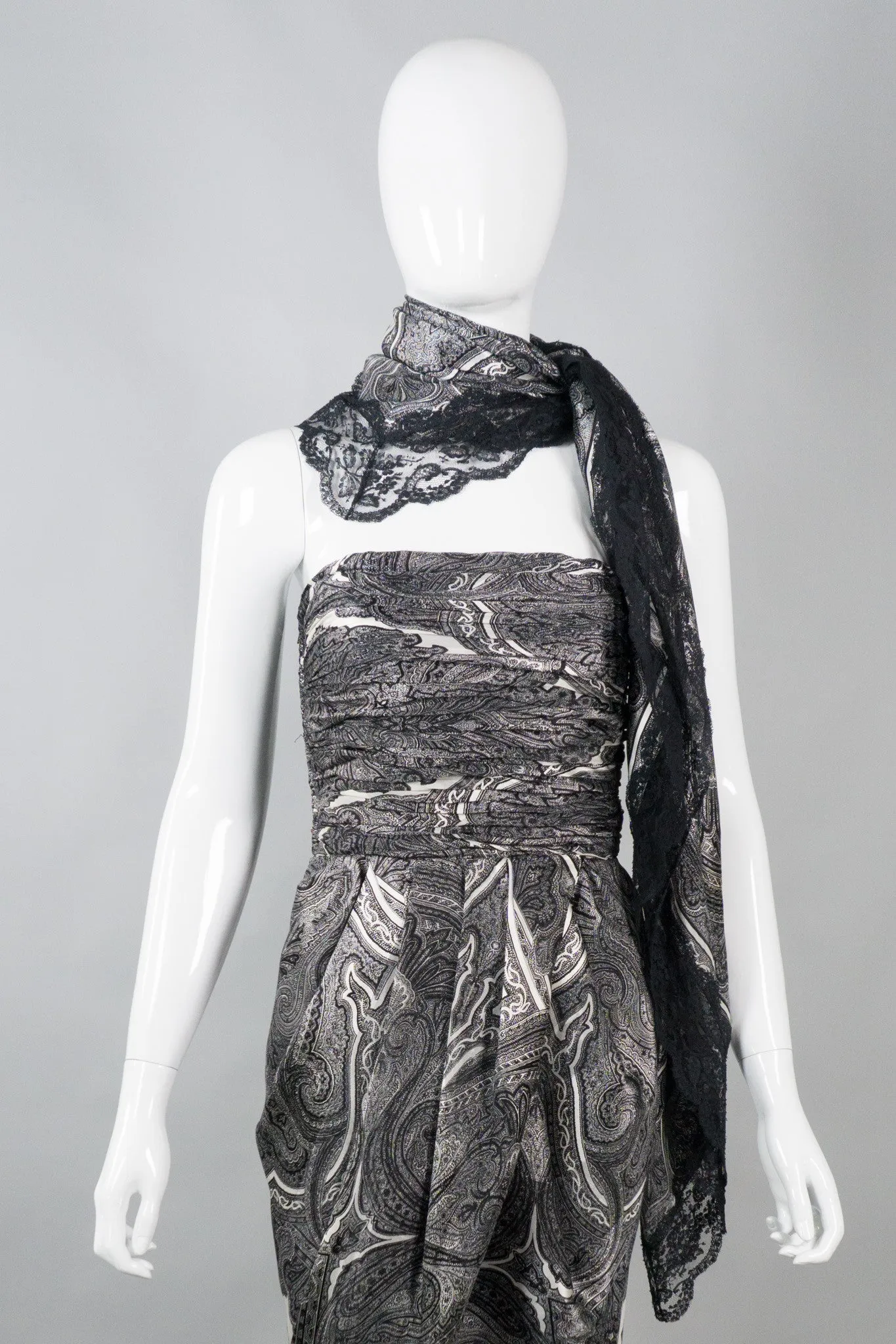 Silk Print Dress & Wrap