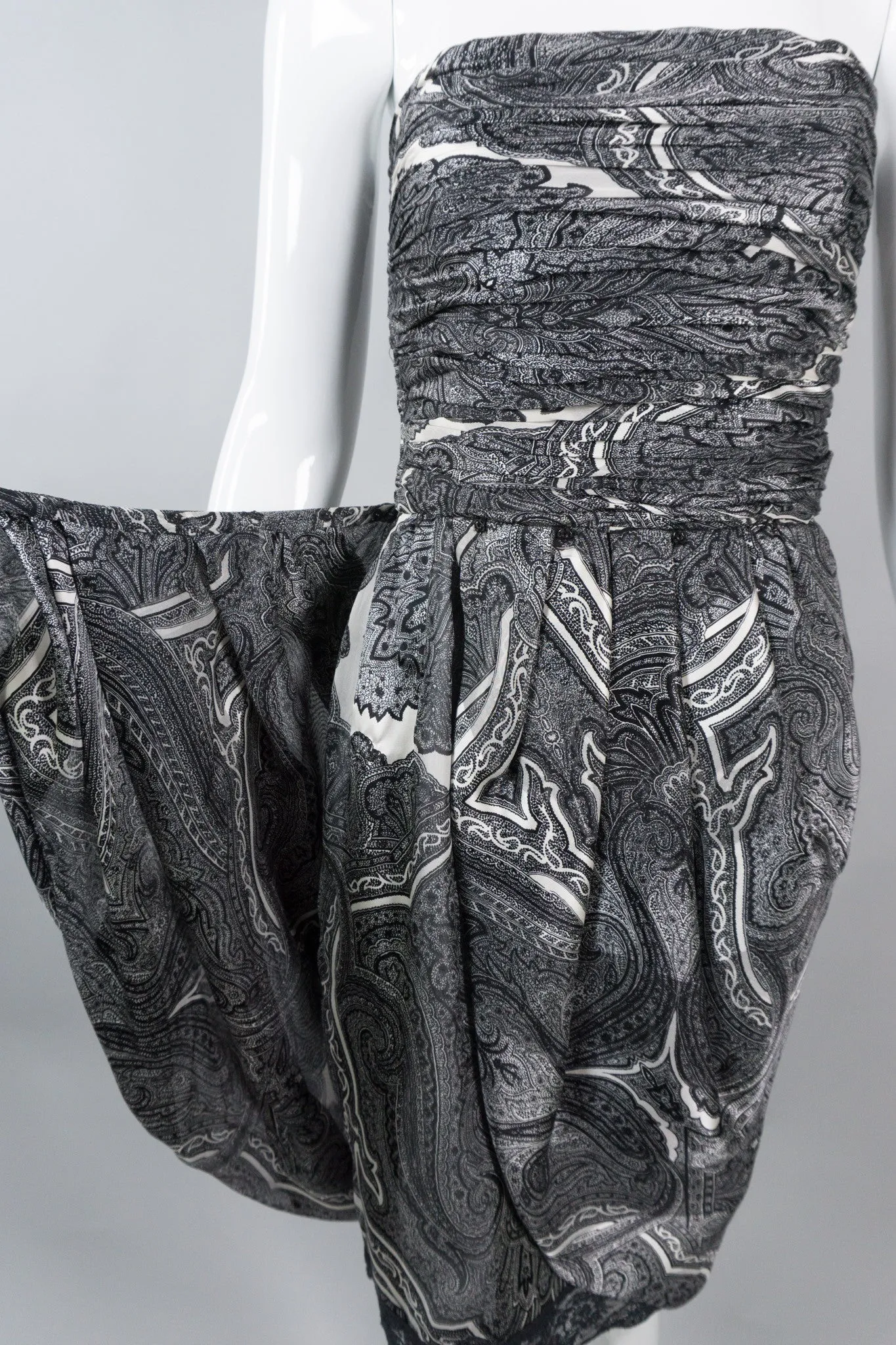 Silk Print Dress & Wrap