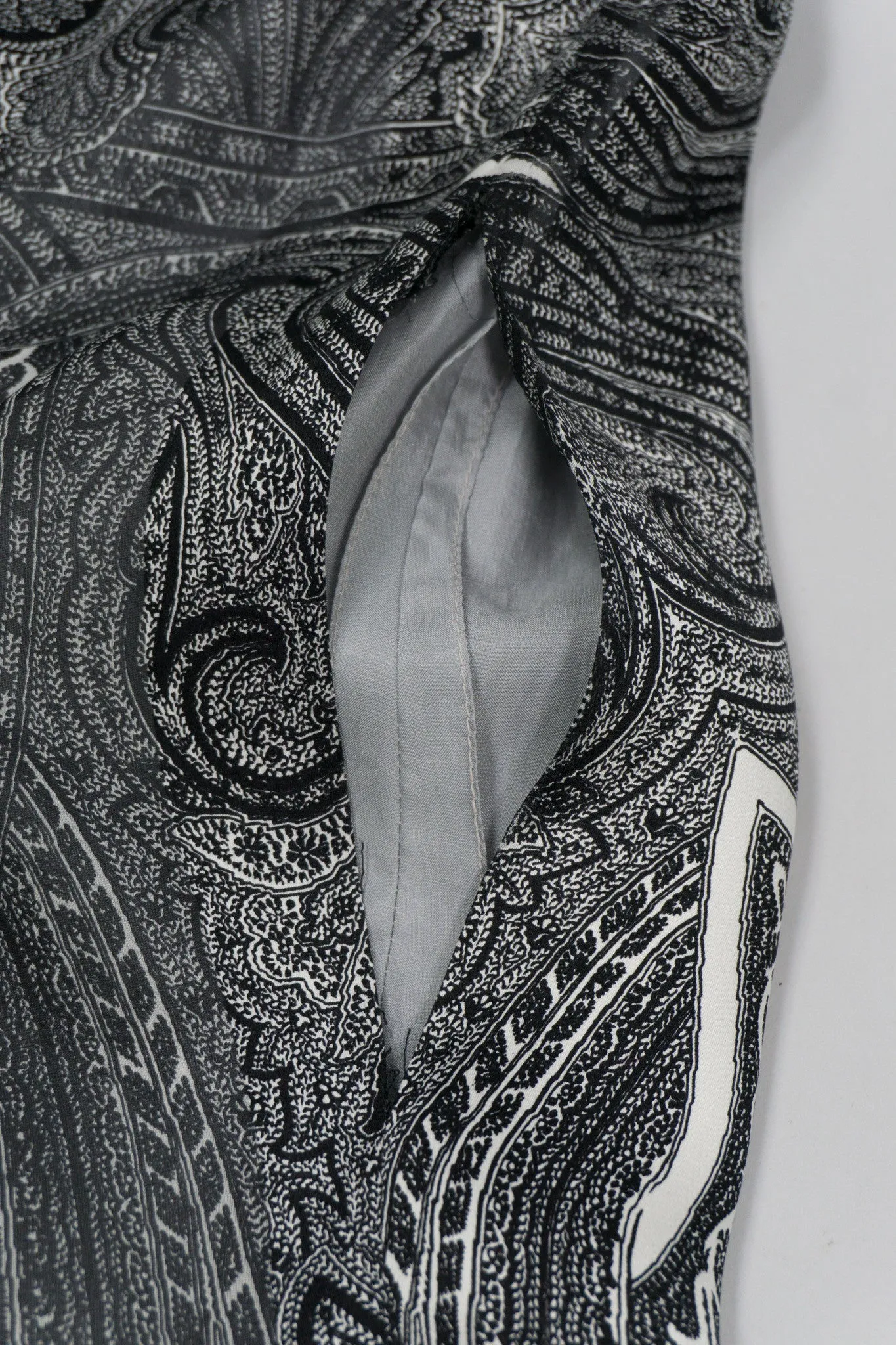 Silk Print Dress & Wrap