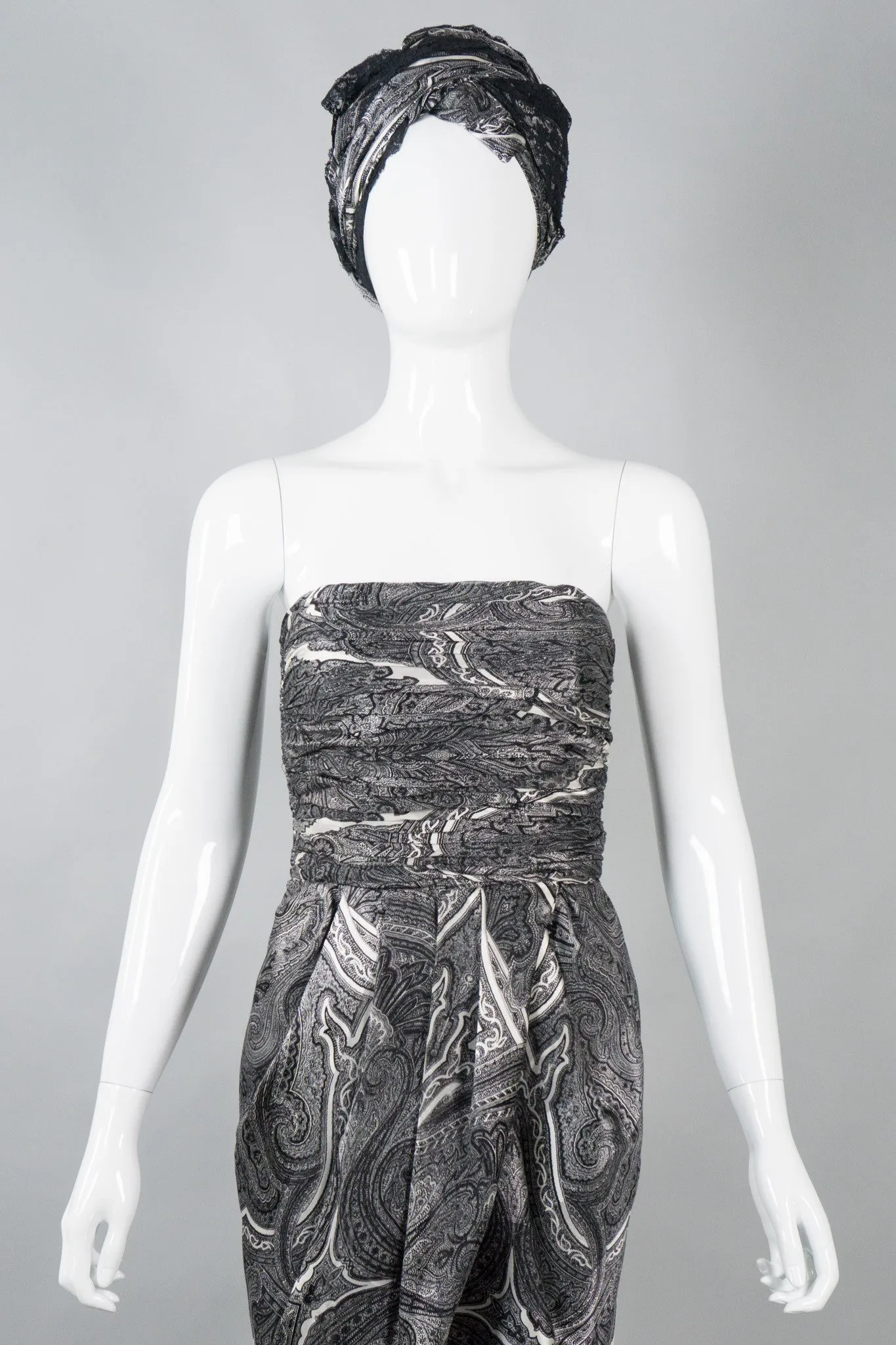 Silk Print Dress & Wrap