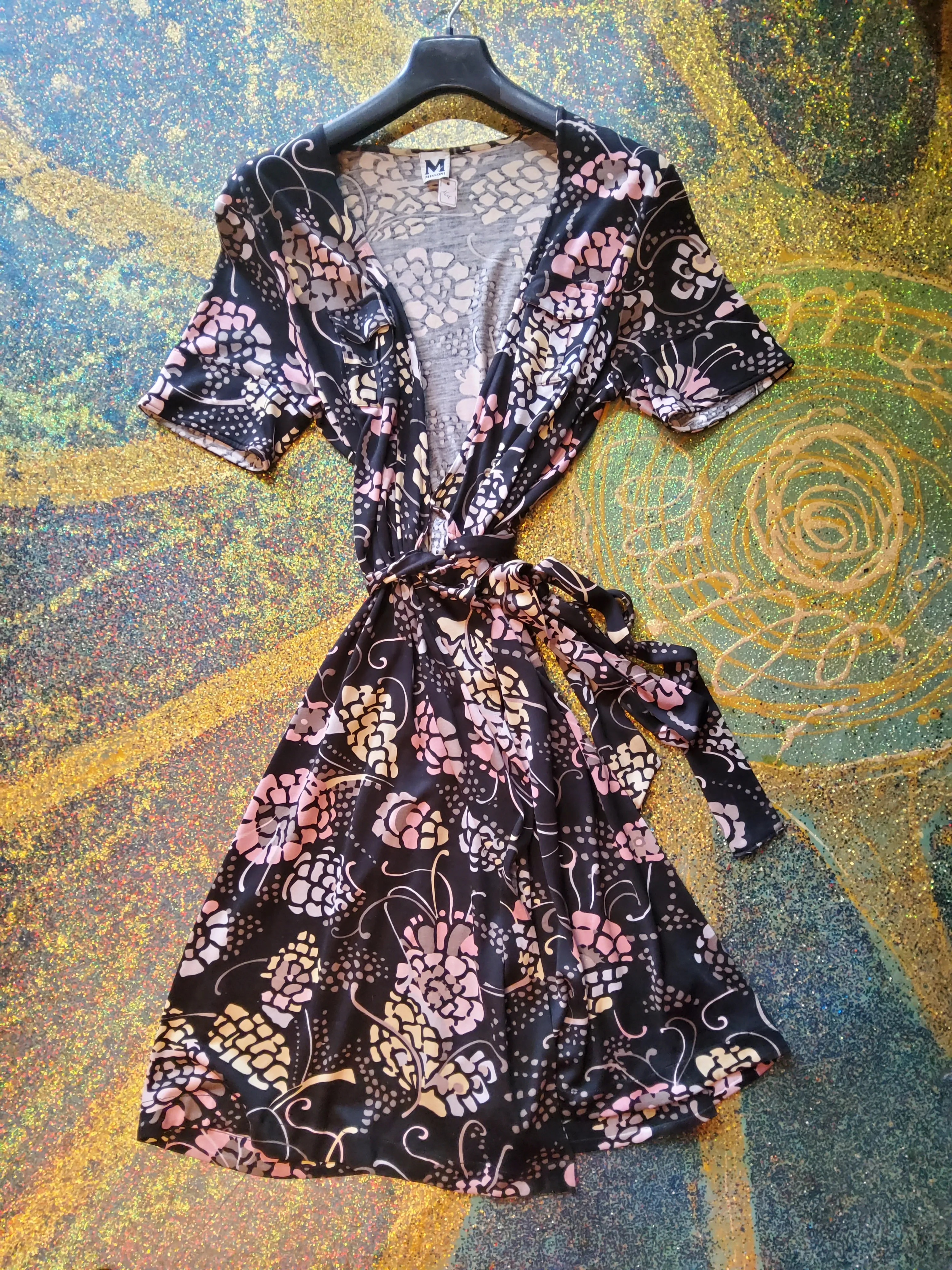Silk wrap dress