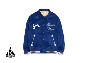 Sinner’s Circus Embroidered Corduroy Jacket “Blue”
