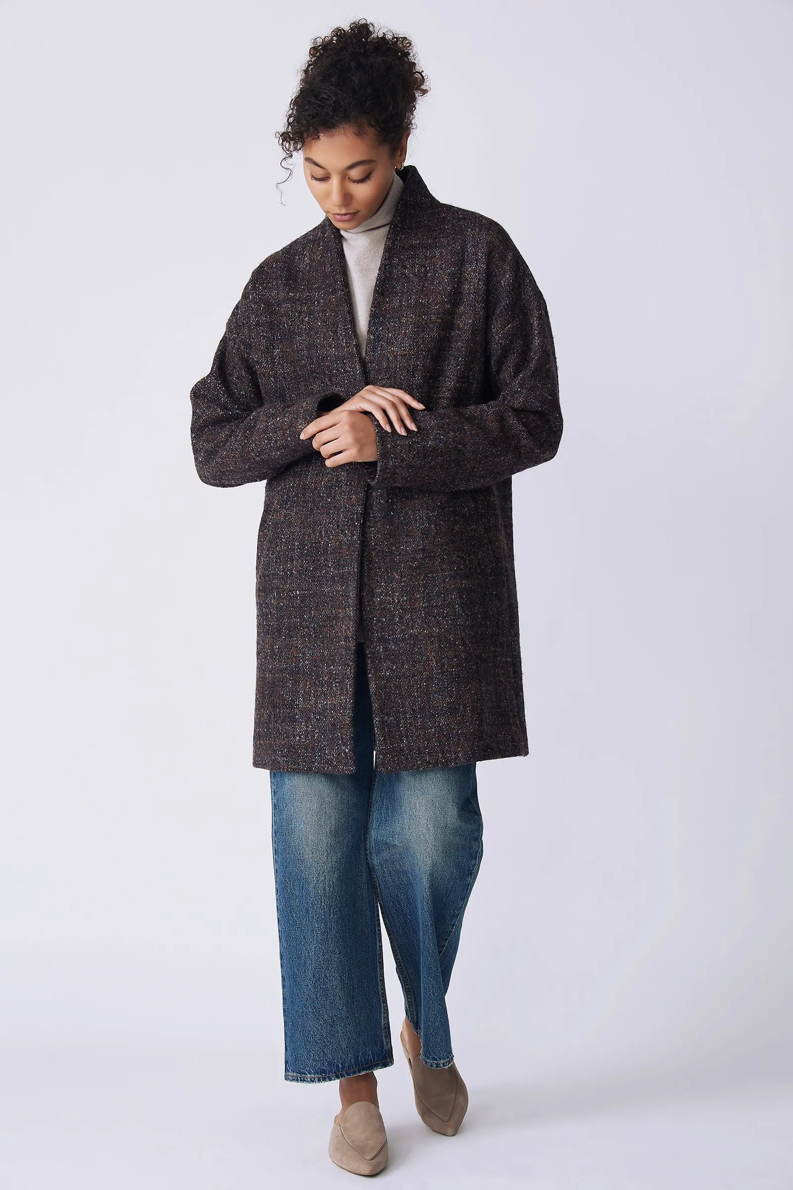 Sloan Coat - Speckled Wool