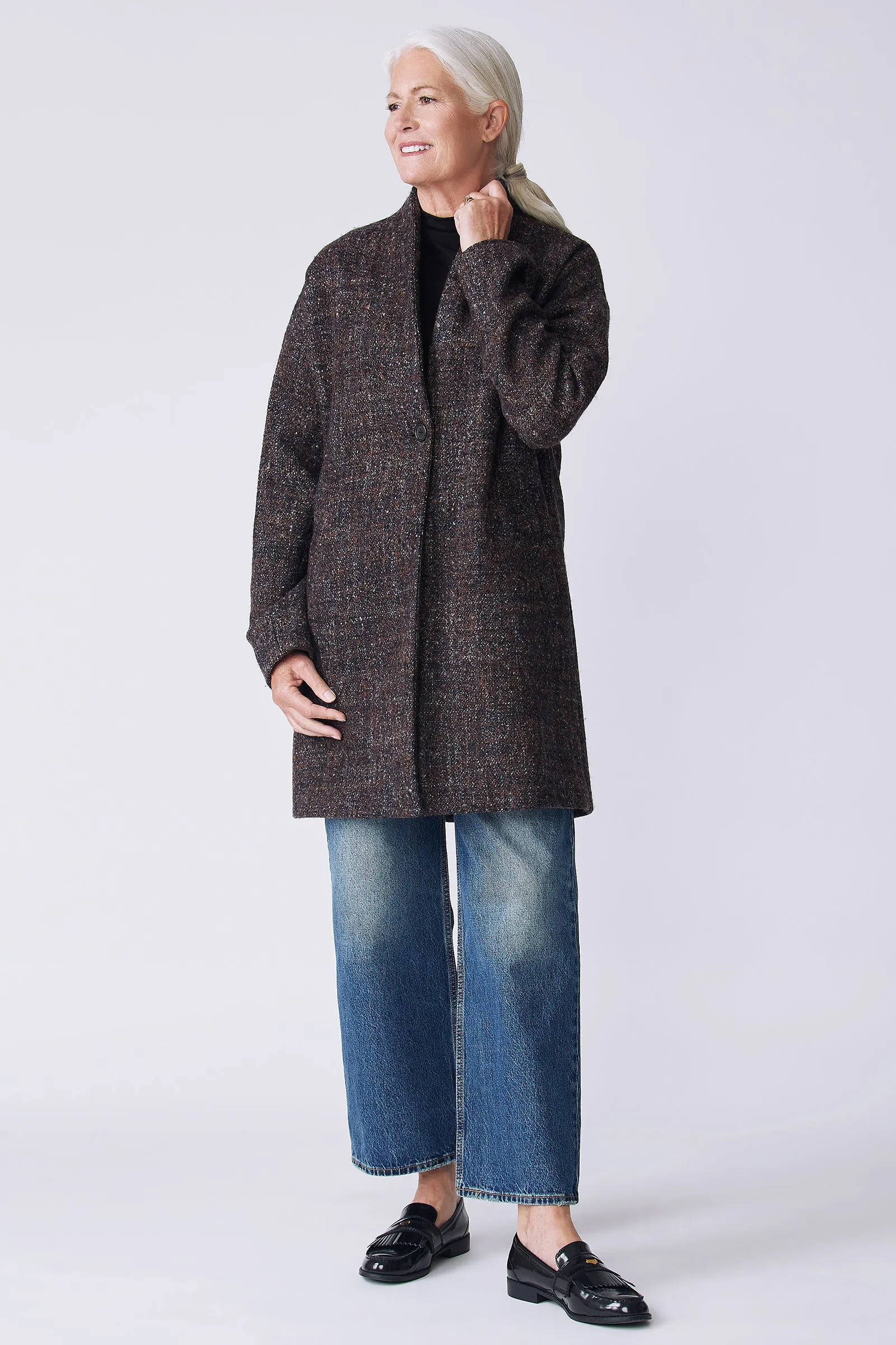 Sloan Coat - Speckled Wool