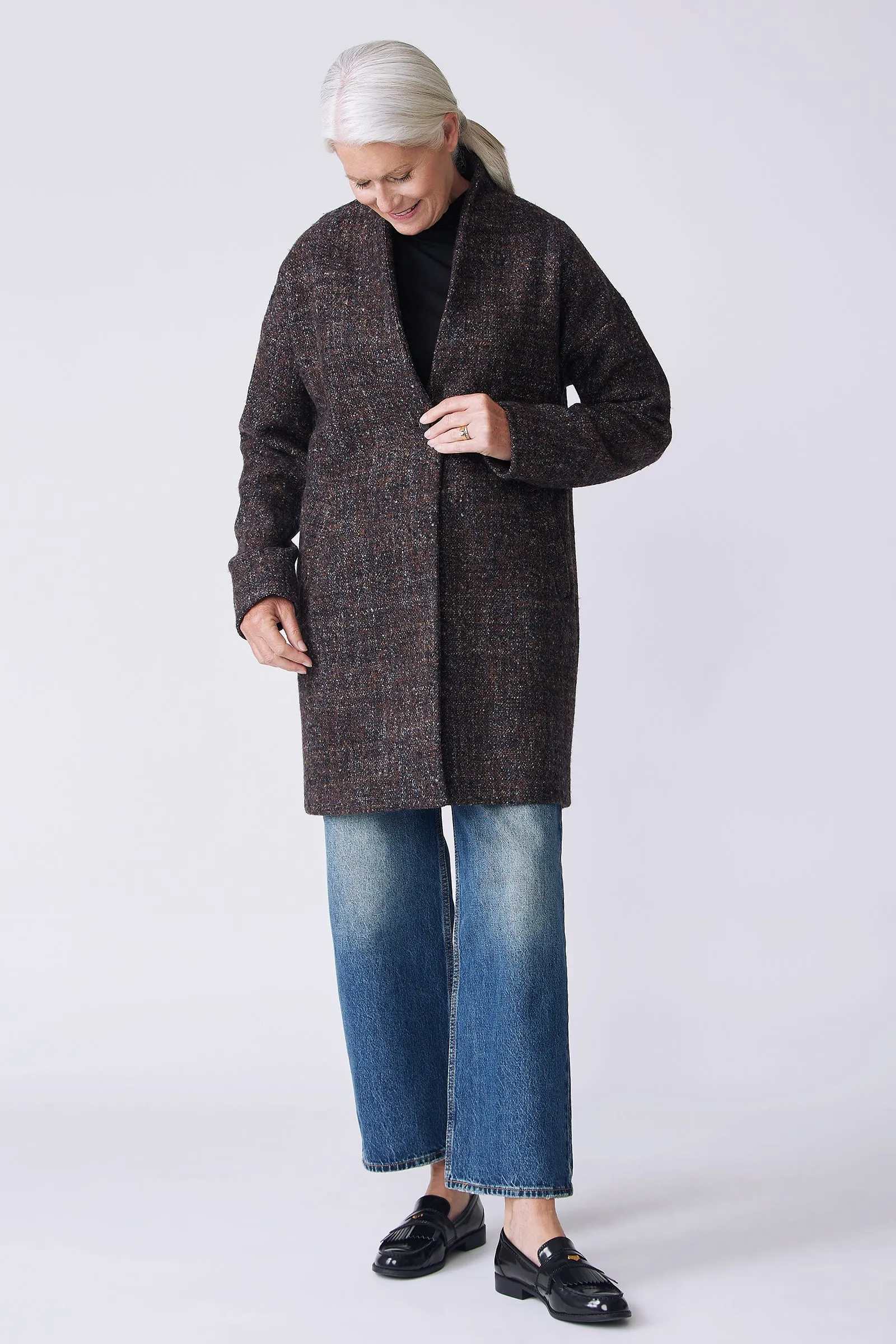 Sloan Coat - Speckled Wool