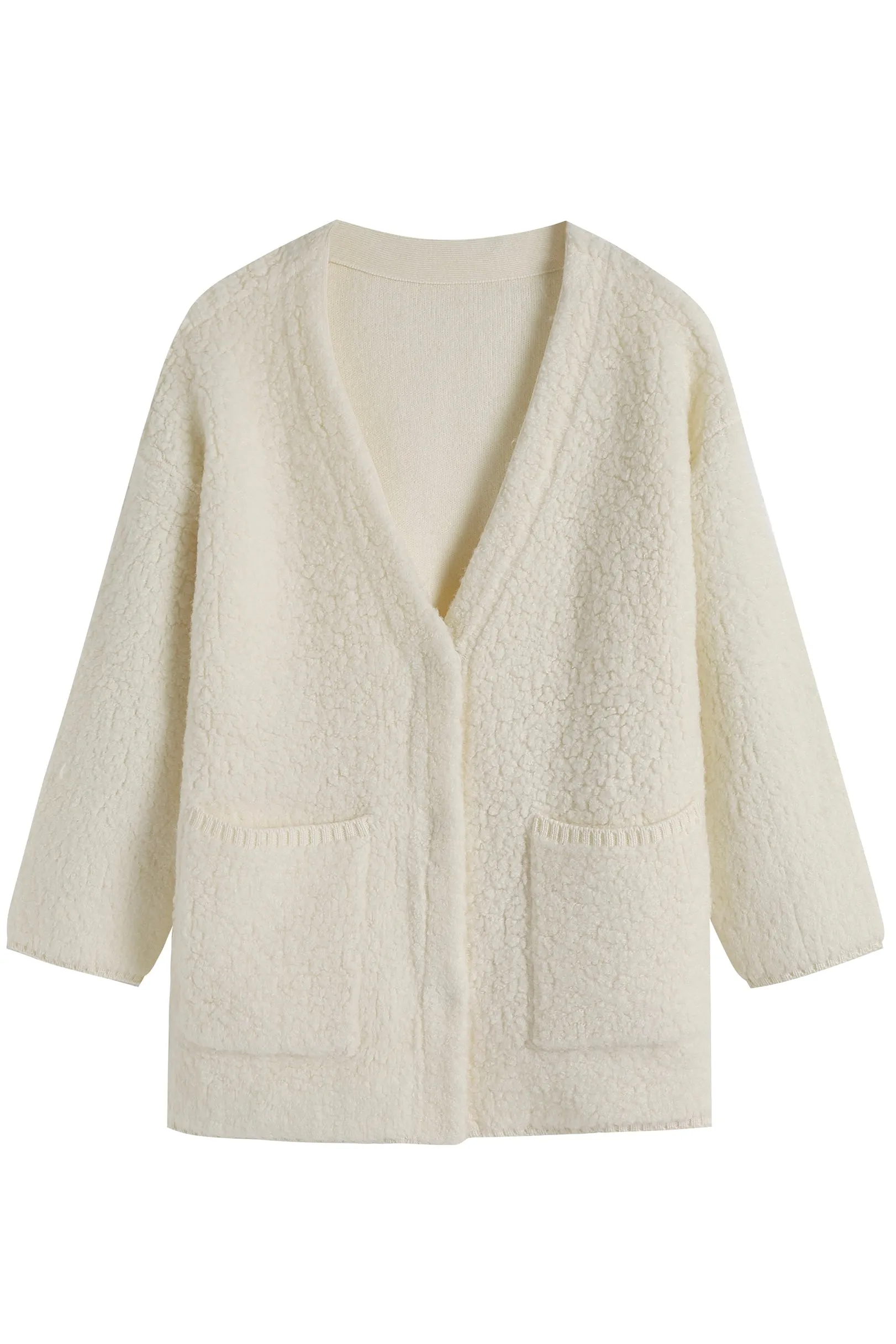 Snowball Wool Cardigan