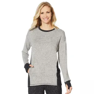 Soft & Cozy Women's Colorblock Sweater Knit Hi Low Top