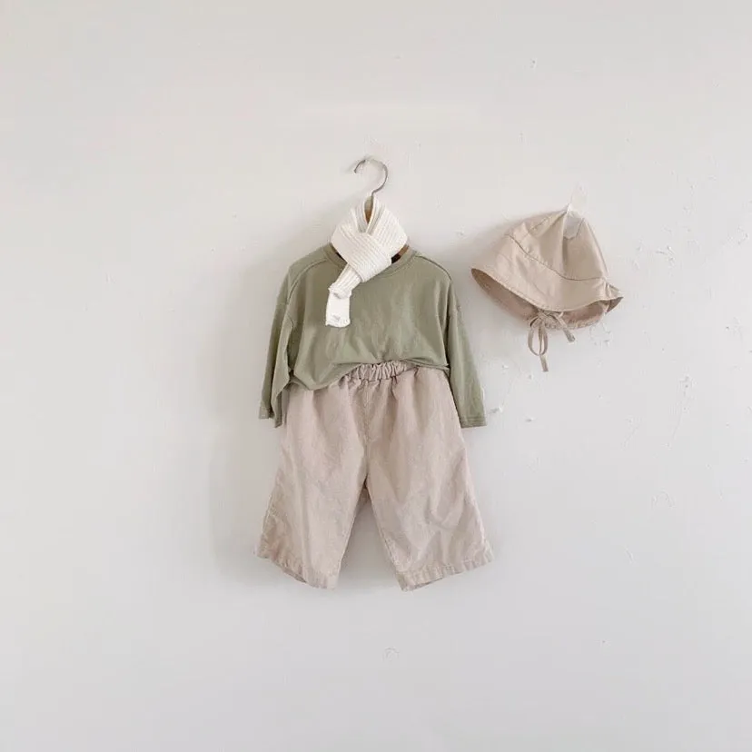 Soft Corduroy Wide Leg Pants