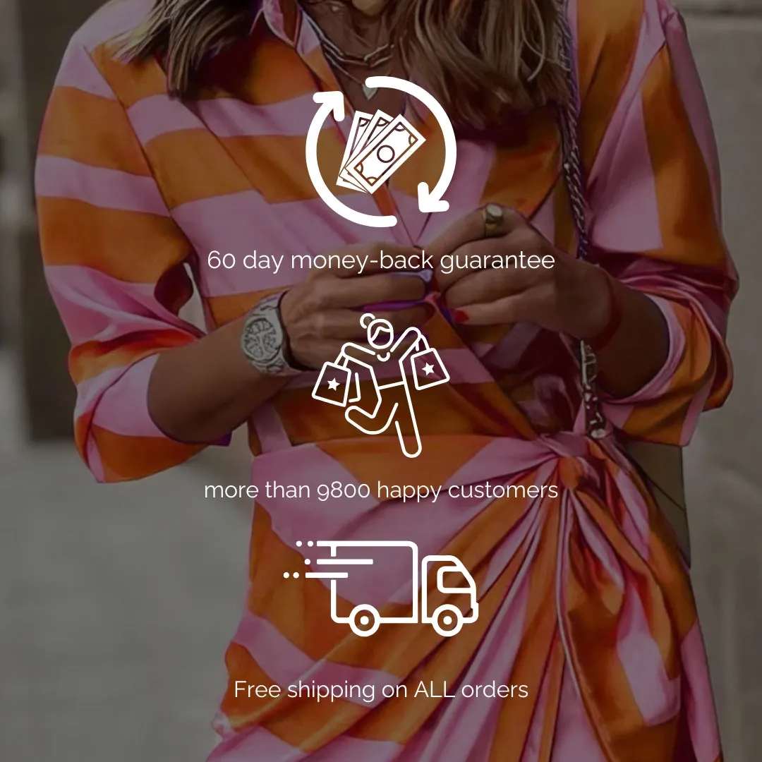 Solana - Printed Wrap Dress
