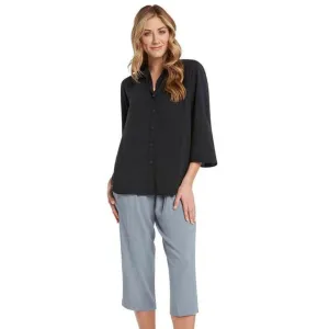 Solid Coastal Tunic - Black