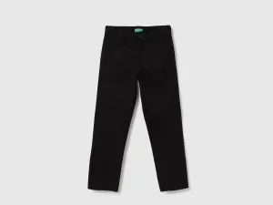 Solid Regular Fit Trousers
