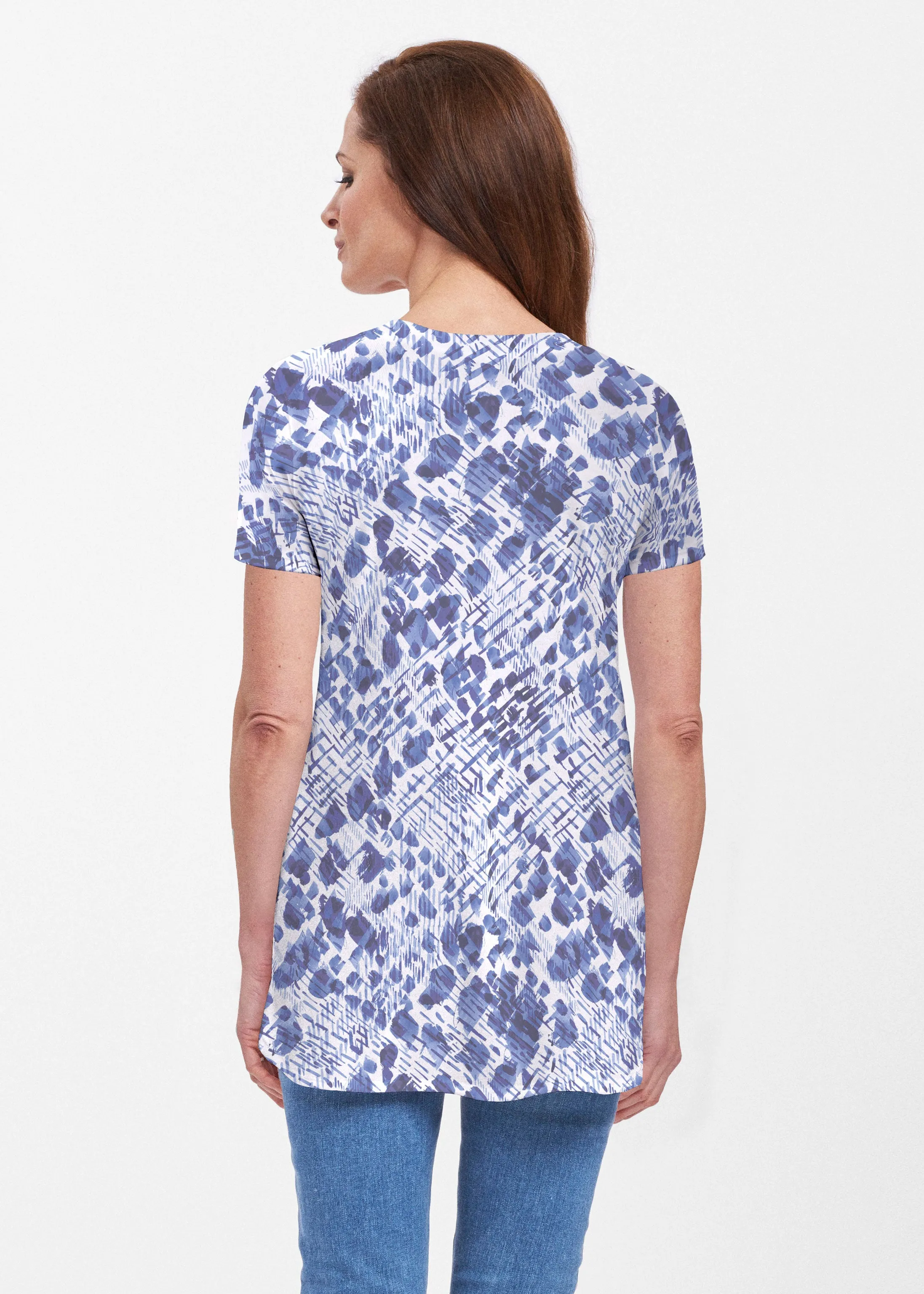 Sophia (8056) ~ Short Sleeve Butterknit tunic