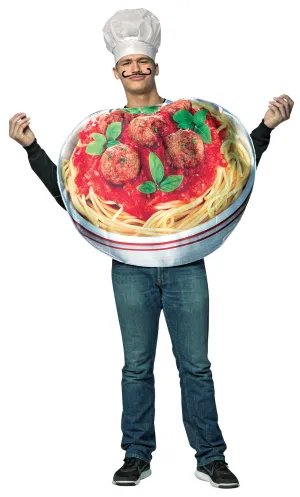 Spaghetti And Meatballs Adult Costume