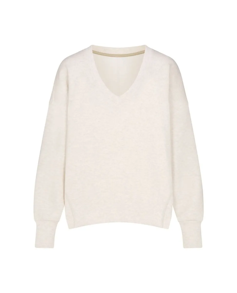 Spanx® Airessentials Brushed V-neck Tunic Heather Cream