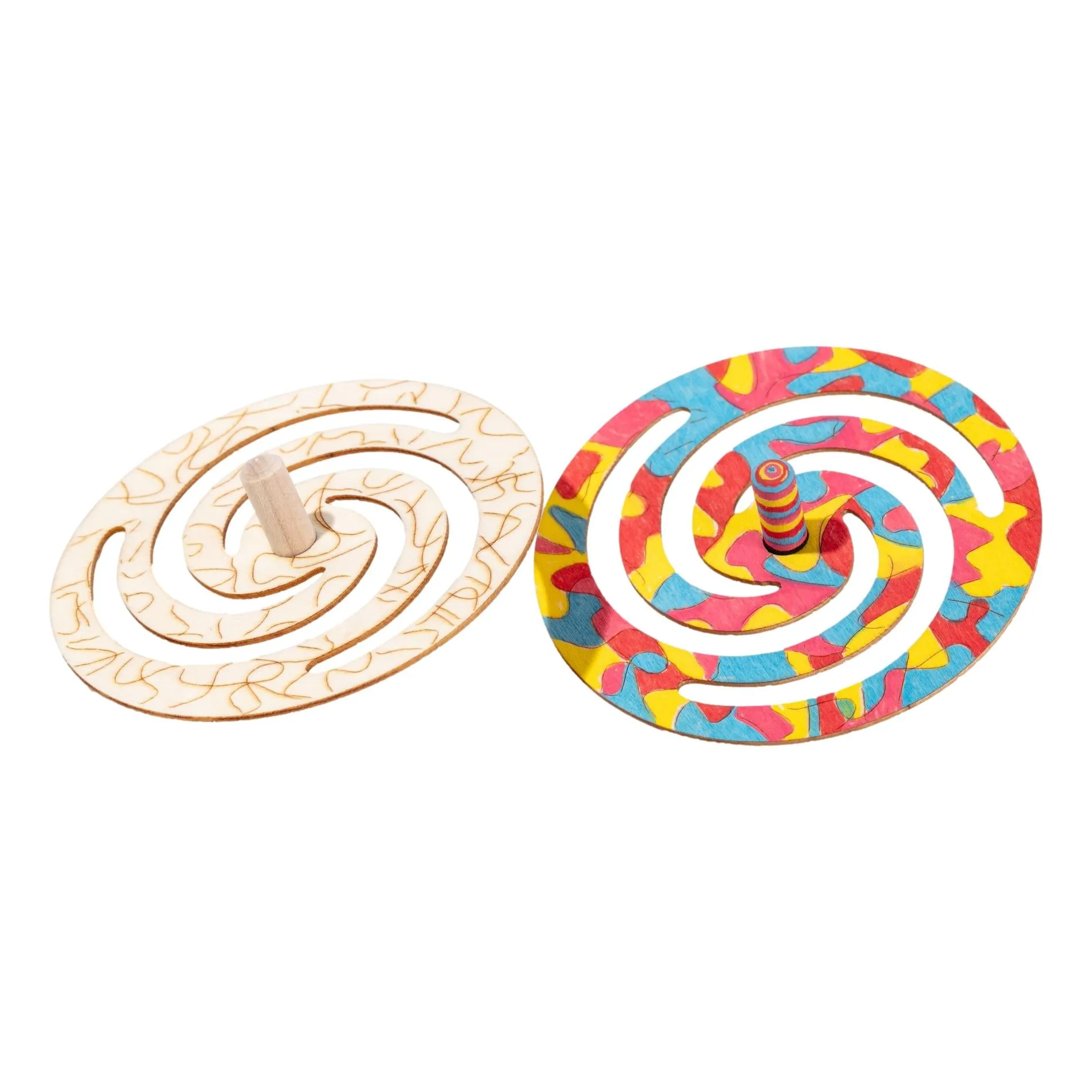 Spinning Color Tops (10 Packs)
