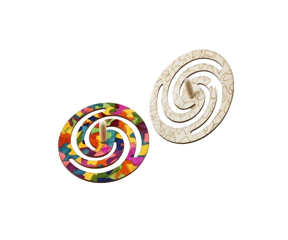 Spinning Color Tops (10 Packs)
