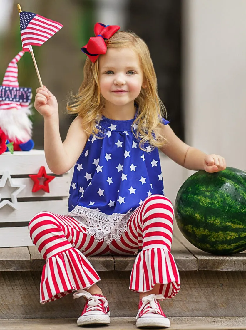 Star Spangled Sweetheart Bell Bottom Set