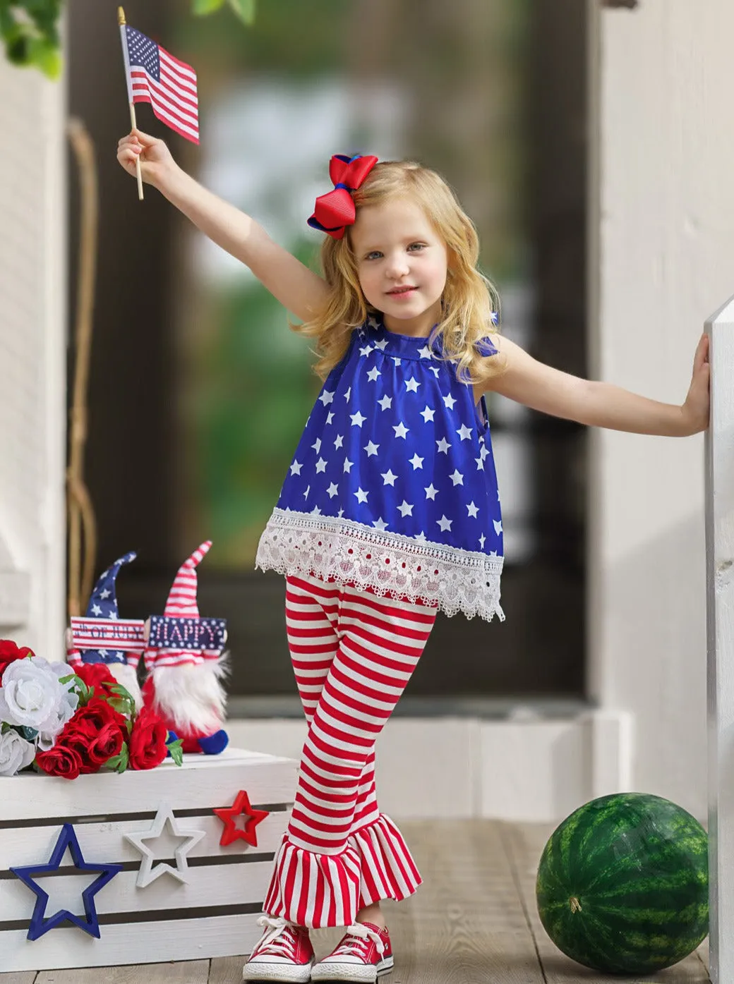 Star Spangled Sweetheart Bell Bottom Set
