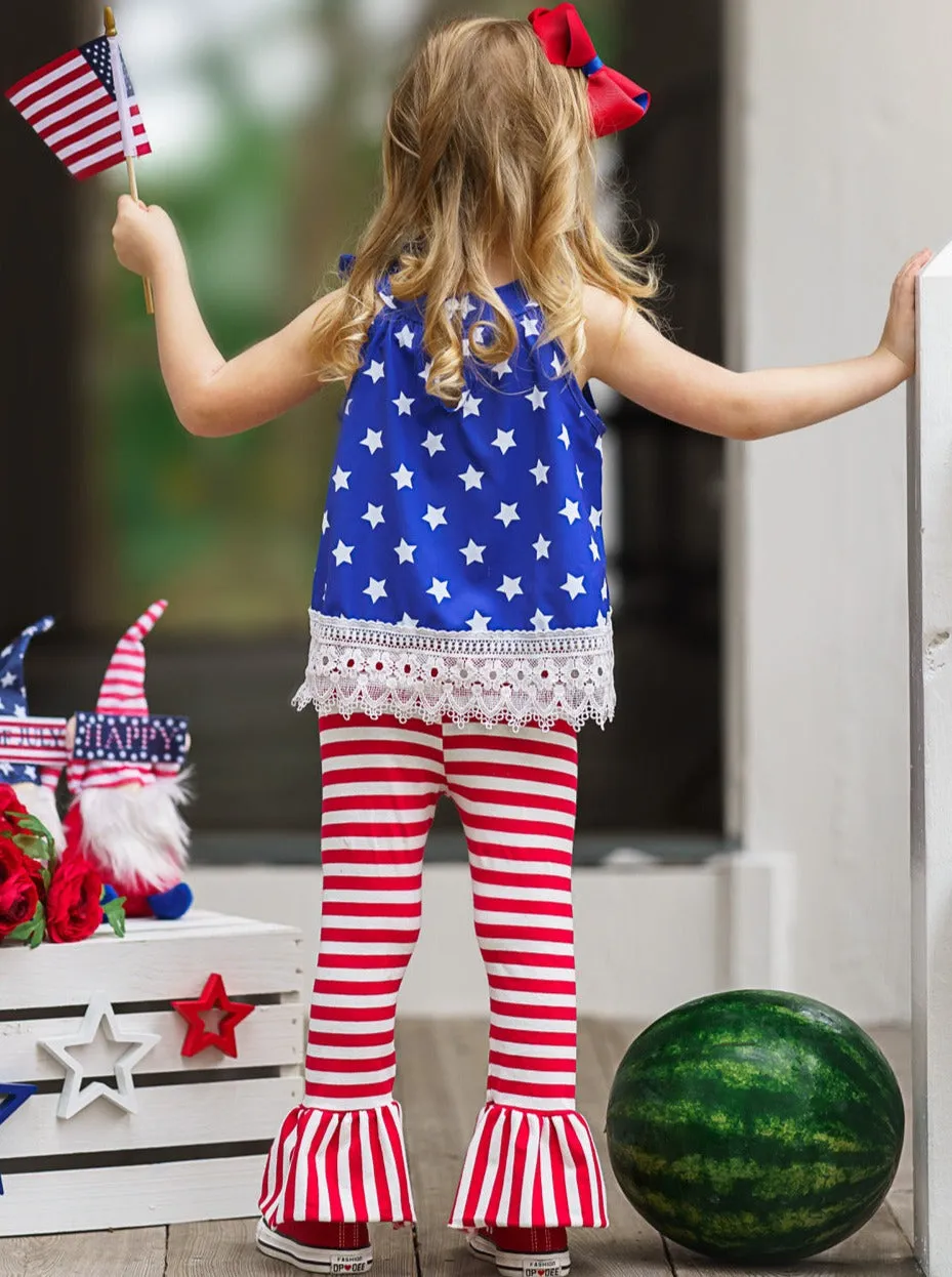 Star Spangled Sweetheart Bell Bottom Set