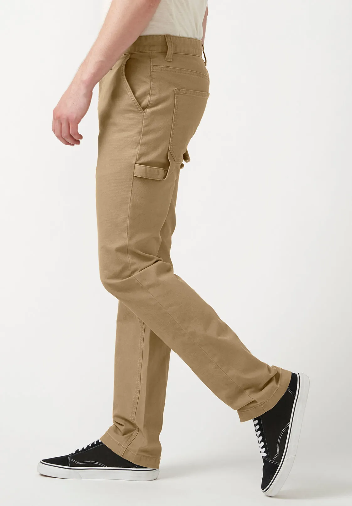 Straight Six Dark Beige Men's Carpenter Pants  - BM22945