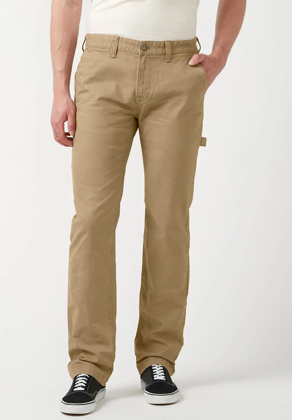 Straight Six Dark Beige Men's Carpenter Pants  - BM22945