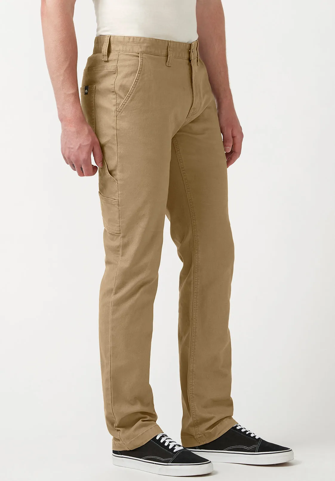 Straight Six Dark Beige Men's Carpenter Pants  - BM22945
