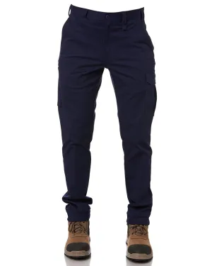 Stretch Cuff Cargo Pant - Navy
