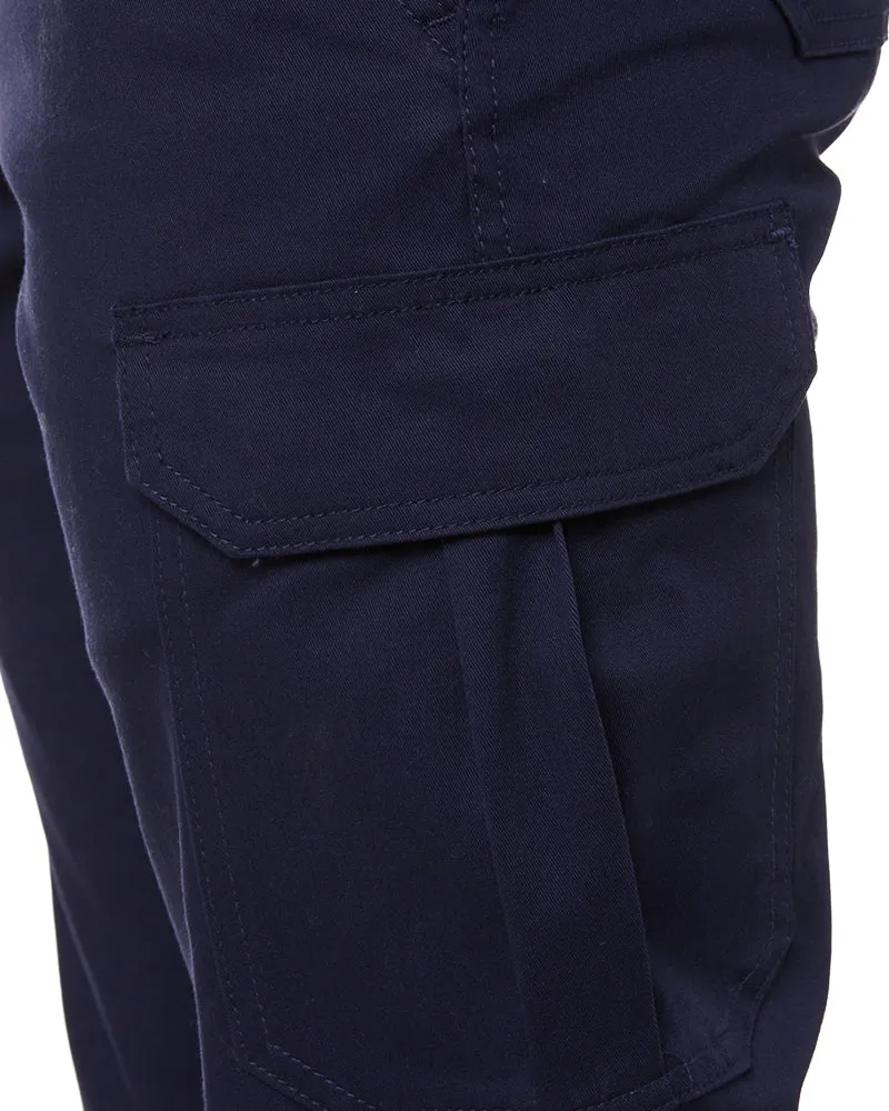 Stretch Cuff Cargo Pant - Navy
