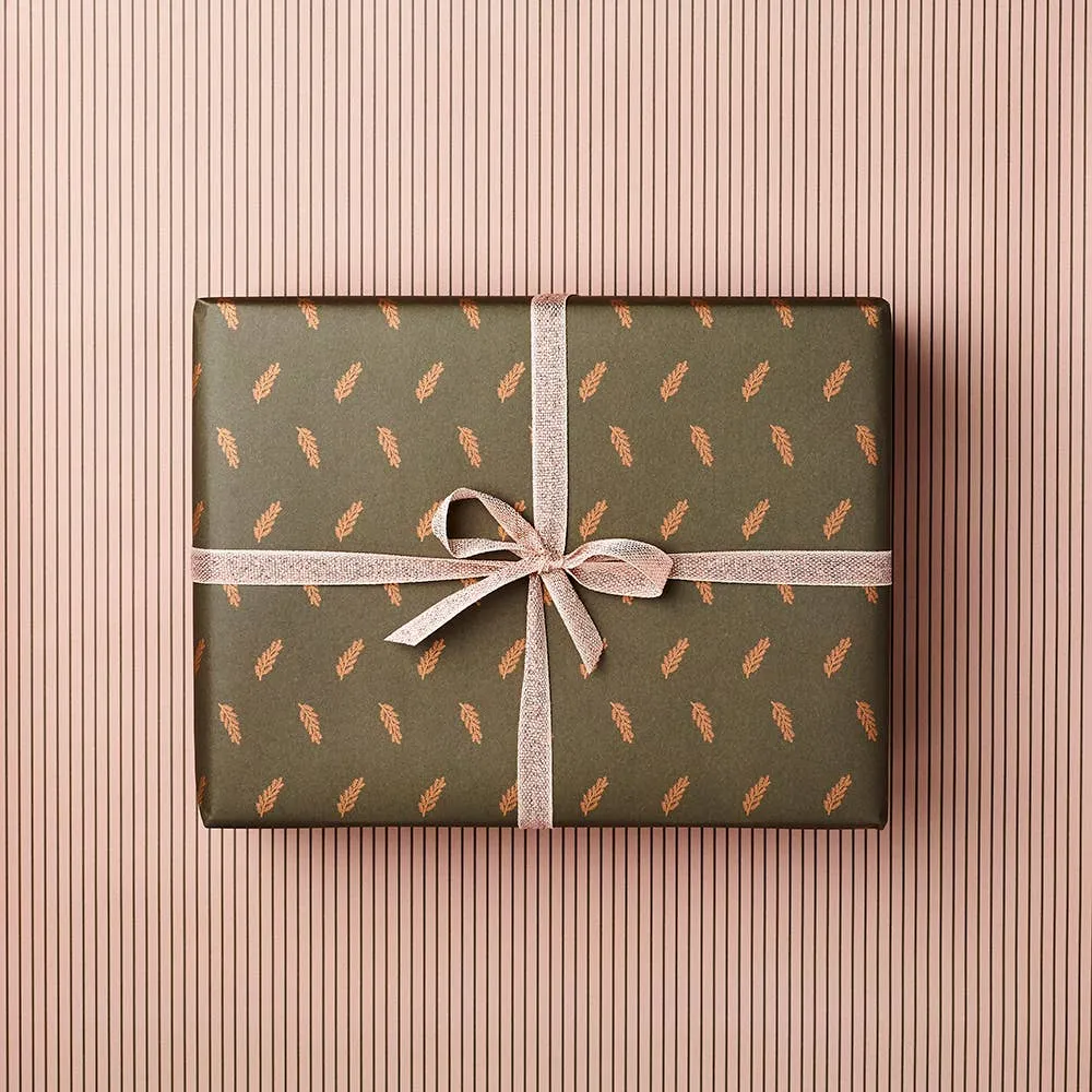 Stripe & Spruce Christmas Wrap