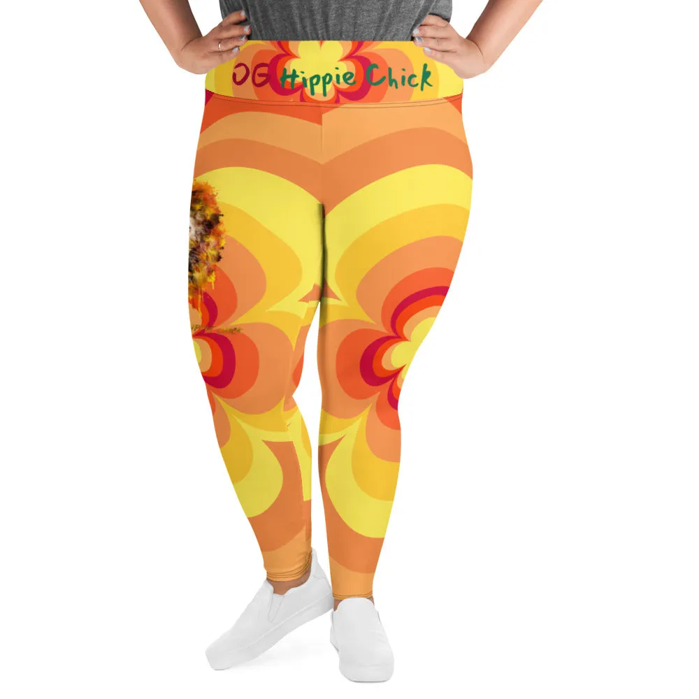 Sunny Flower 2 Plus Size Leggings