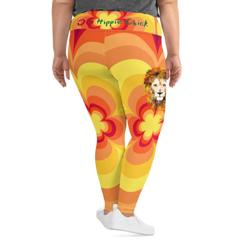 Sunny Flower 2 Plus Size Leggings