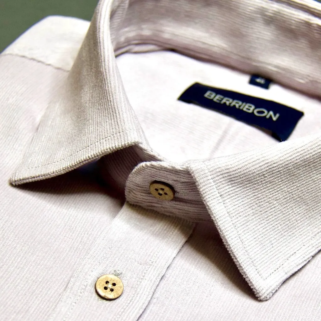 Taupe - Corduroy Shirt