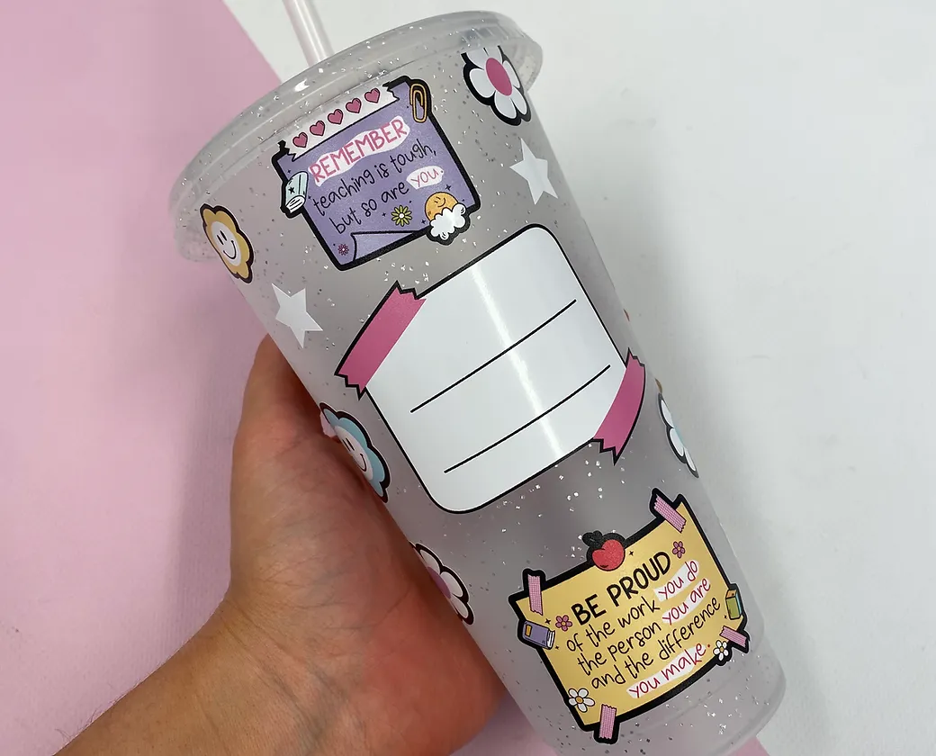 Teacher Notes 24oz Coldcup Wrap