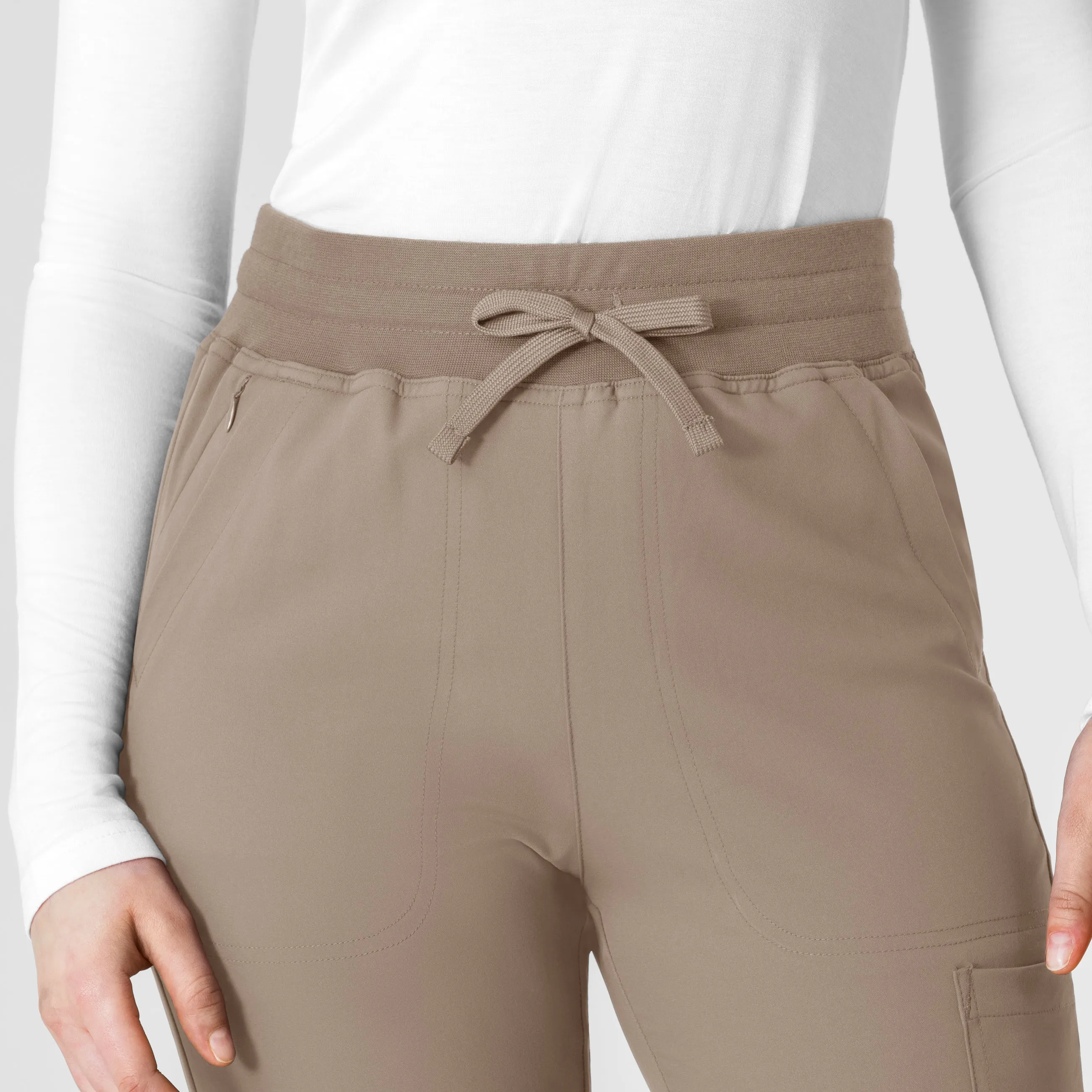 Thrive 5222 Cargo Straight Slim Leg Scrub Pants Haze