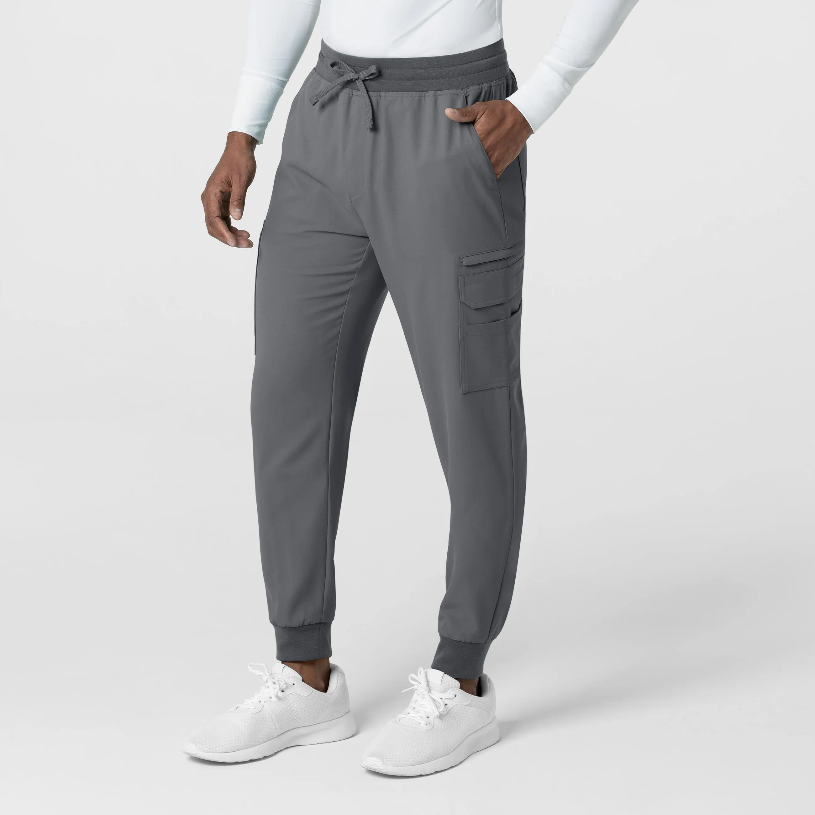 Thrive 5622 Men's Utility Jogger Scrub Pants Pewter