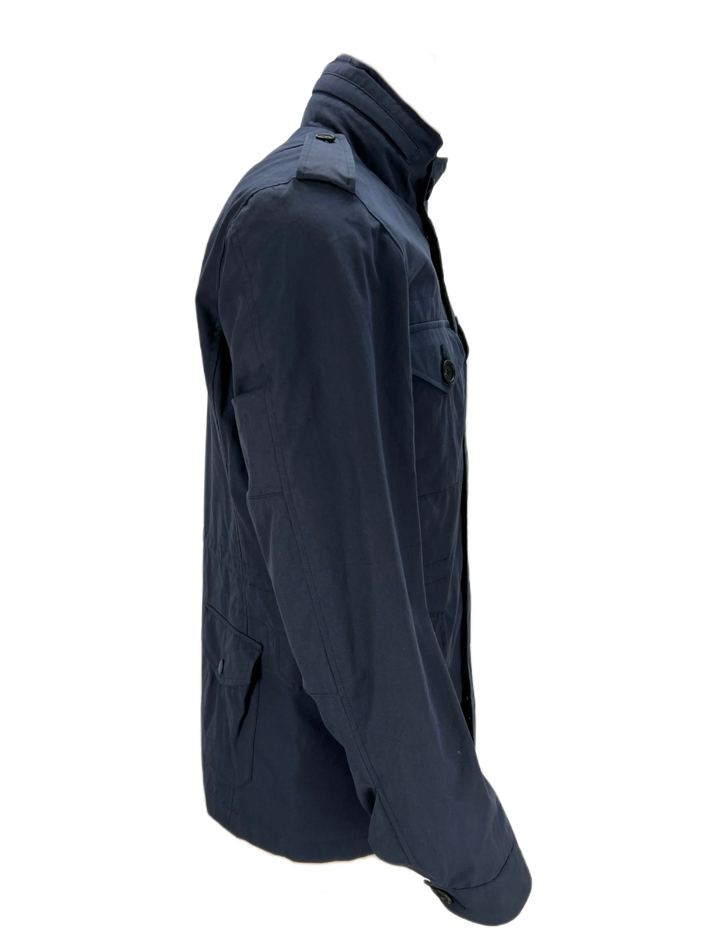 TIMOTHY EVEREST Men's Navy Hooded Field Jacket Sz XS NWT