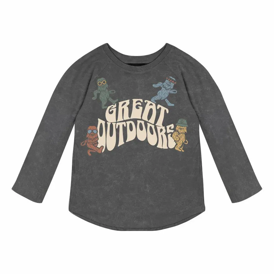 TINY WHALES- Great Outdoors Long Sleeve Raglan