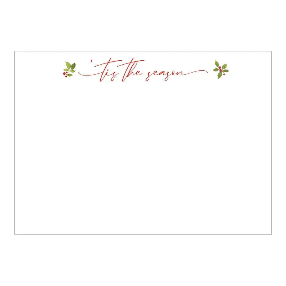 Tis The Season Note Cards