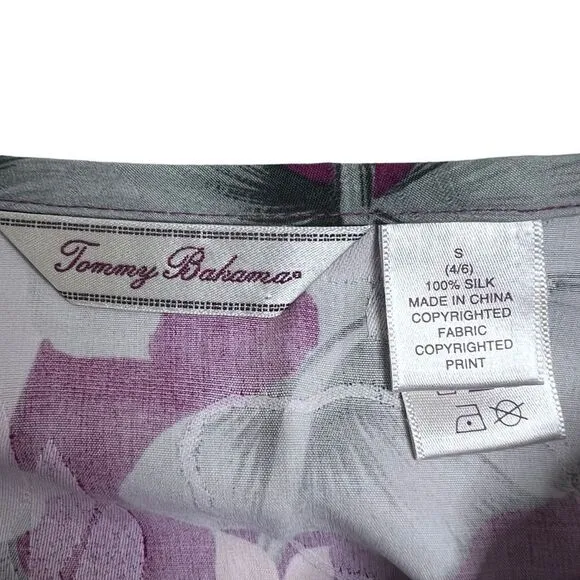Tommy Bahama Wrap Skirt 4/6 100% silk