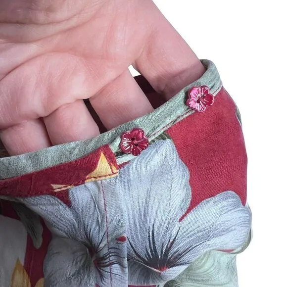 Tommy Bahama Wrap Skirt 4/6 100% silk