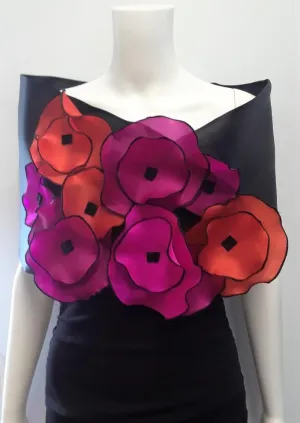Tri-Color Flower Wrap