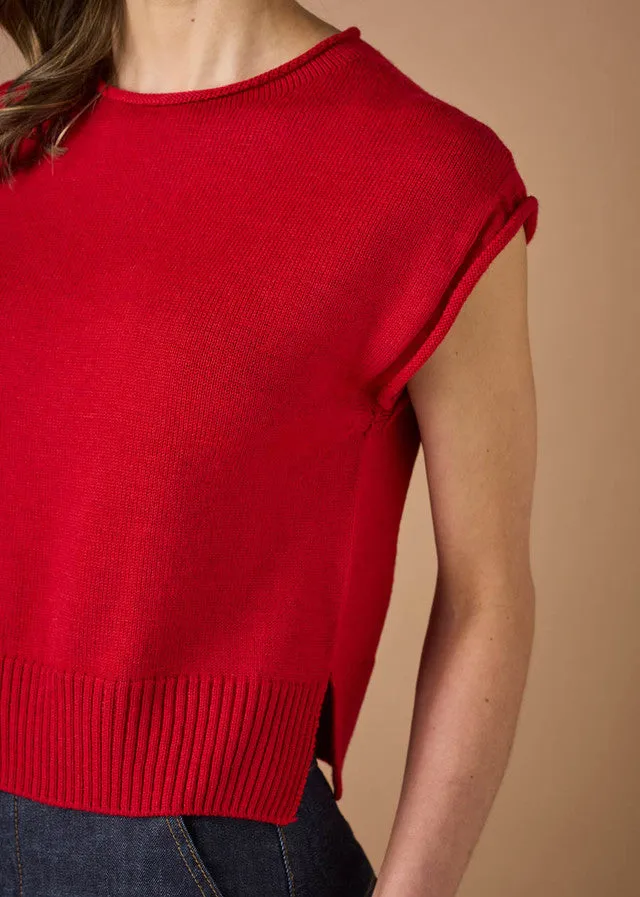 Uimi Australian Made Merino Vest - Poppy