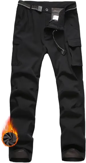 Ultra Warm Boy's Waterproof Hiking Pants by JOMLUN