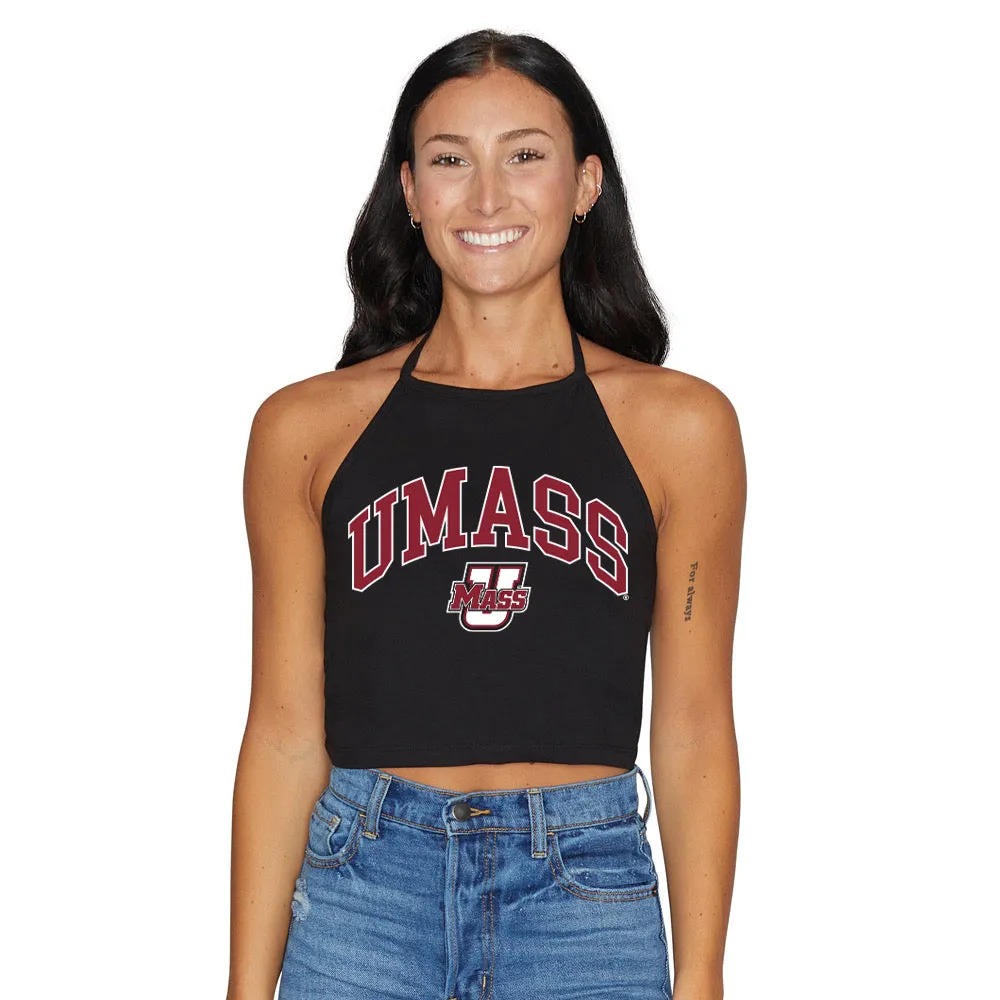 UMass Black Halter Top